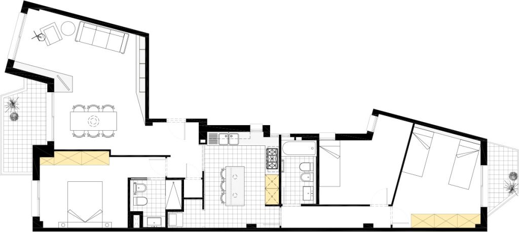 Comandant Benítez - Barcelona - Planta reformat
